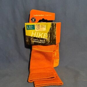 Icebreaker Hike Merino Men’s Socks — Orange